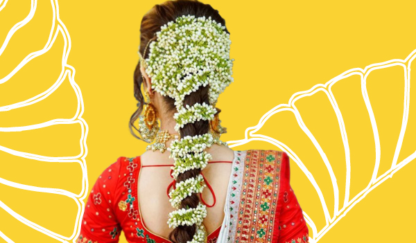 2 Ways To Wear A Gajra This Shaadi Season | Wedding Hairstyles with Flowers  - POPxo - YouTube