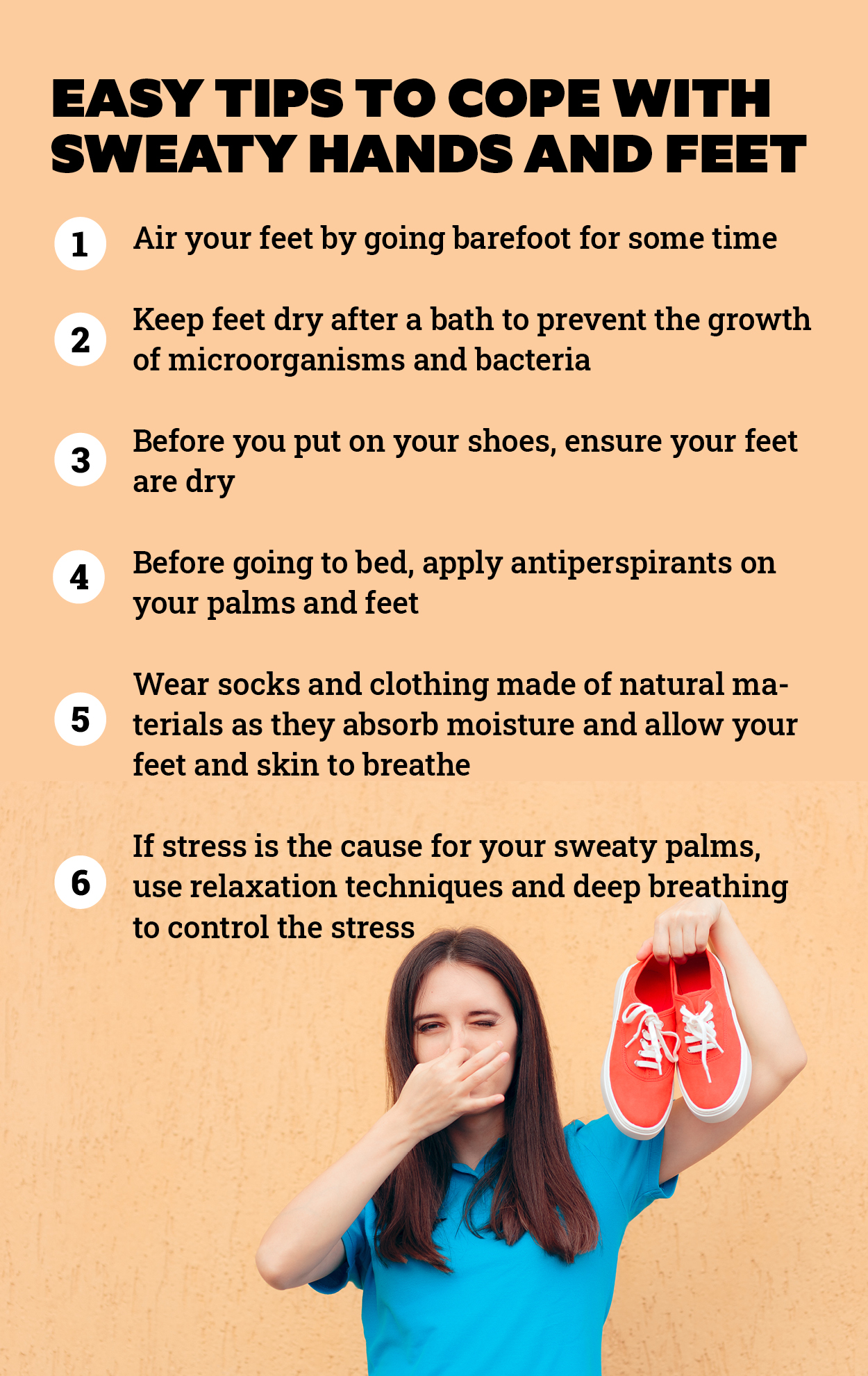 How to Stop Sweaty Feet, Tips & Remedies