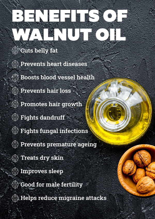 12 Incredible Benefits of Walnut Oil For Beauty and Health