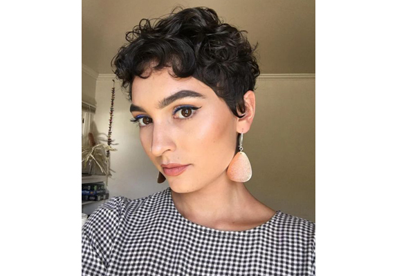 Gpoty Short Curly Hair Wigs，Human Hair Short Pixie Cut Wigs for Black Women  Brazilian Human Hair Nautral Color - Walmart.com