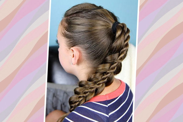 Feather Waterfall & Ladder Braid Combo | 2-in-1 Hairstyles - Cute Girls  Hairstyles