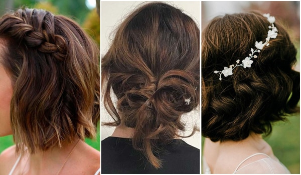 17 Latest Indian Hairstyles for Short Hair with Images | Short wedding hair,  Hair style on saree, Traditional hairstyle