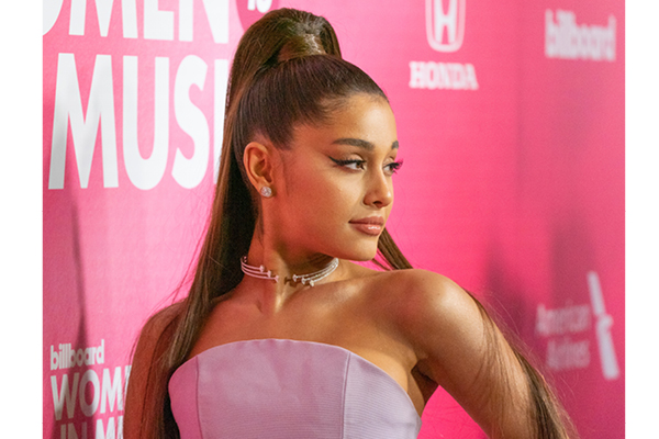 Ariana Grande's dramatic bubble ponytail and bow: get the look yourself