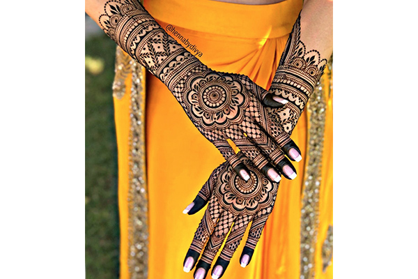 Feet Mehndi Design [AN 7051] | MehndiDig.com