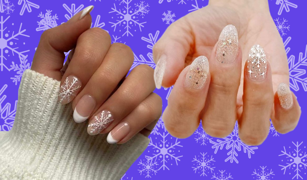 Snowflake themed nail art | Laugh, Love, Contour