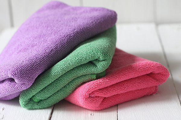 05. Switch to a microfiber towel