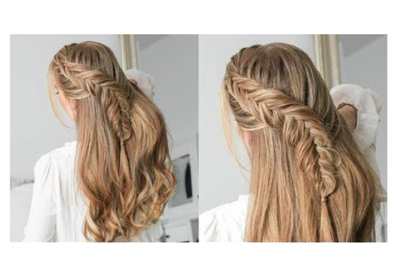 Cornrow Updo with Fishtail Braid | Fishtail braid hairstyles, Braided  ponytail hairstyles, Goddess braids hairstyles