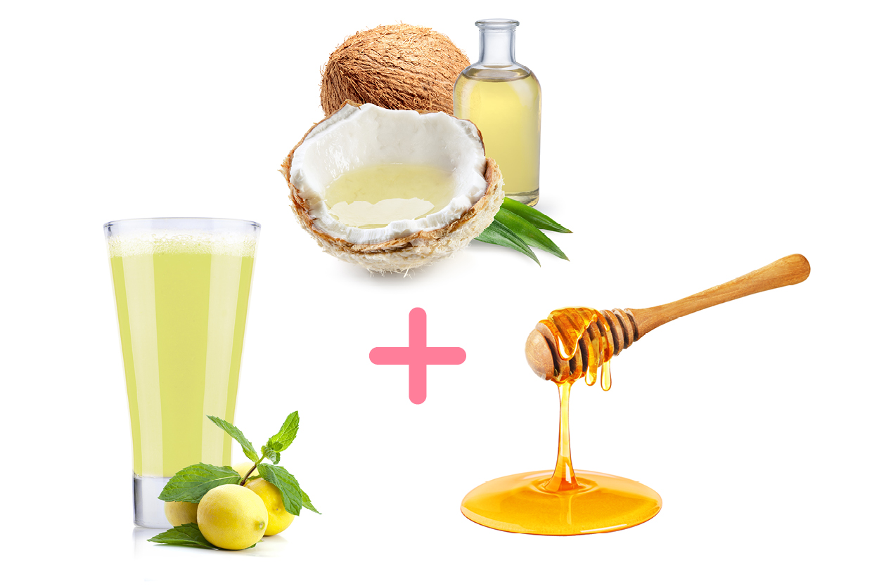 Coconut oil and lemon for deals hair