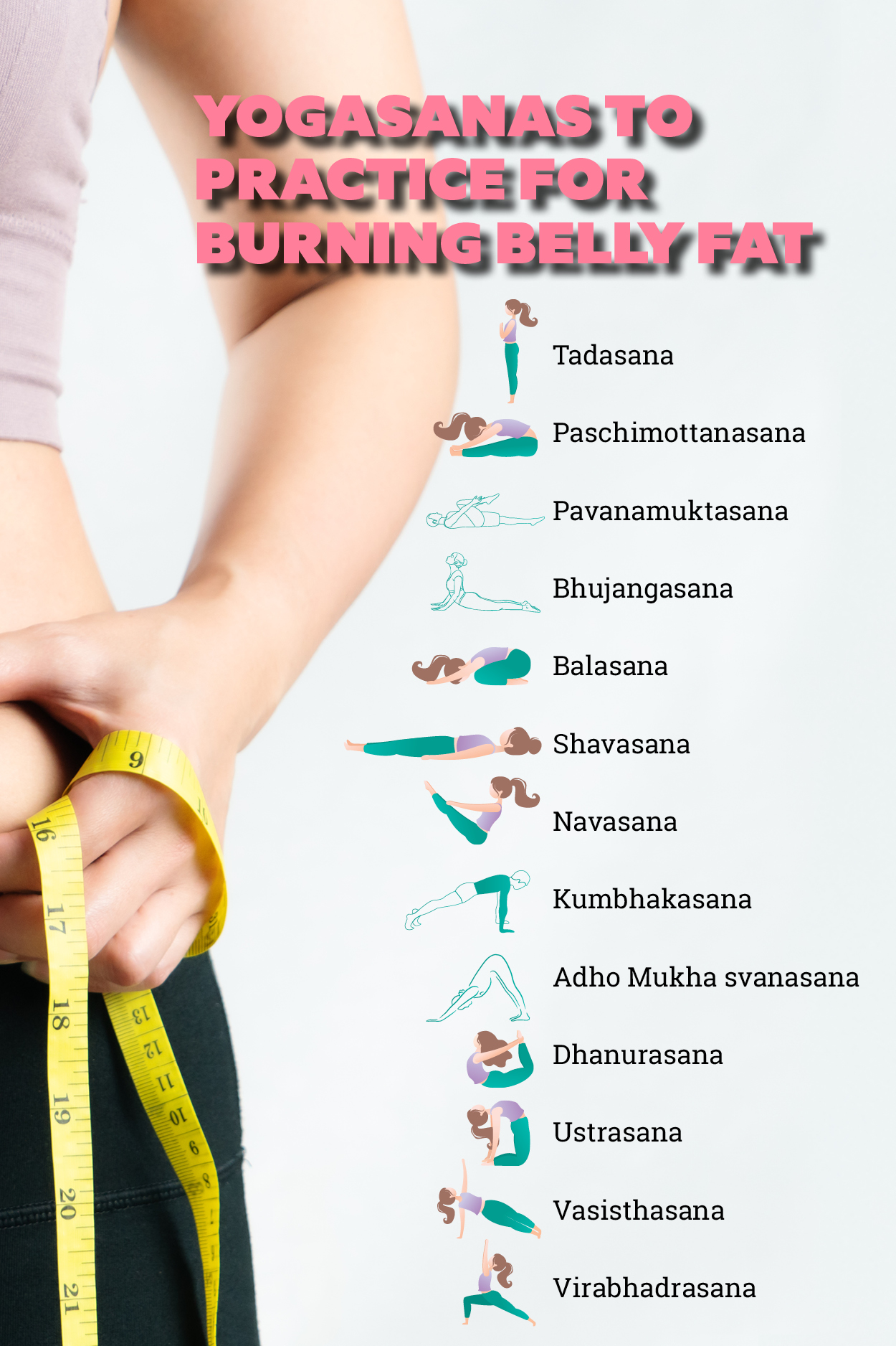 13 Yoga Poses to Lose Belly Fat (Fast) – YOGATI