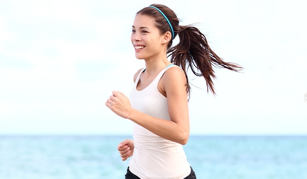 Beauty benefits of jogging an hour every day