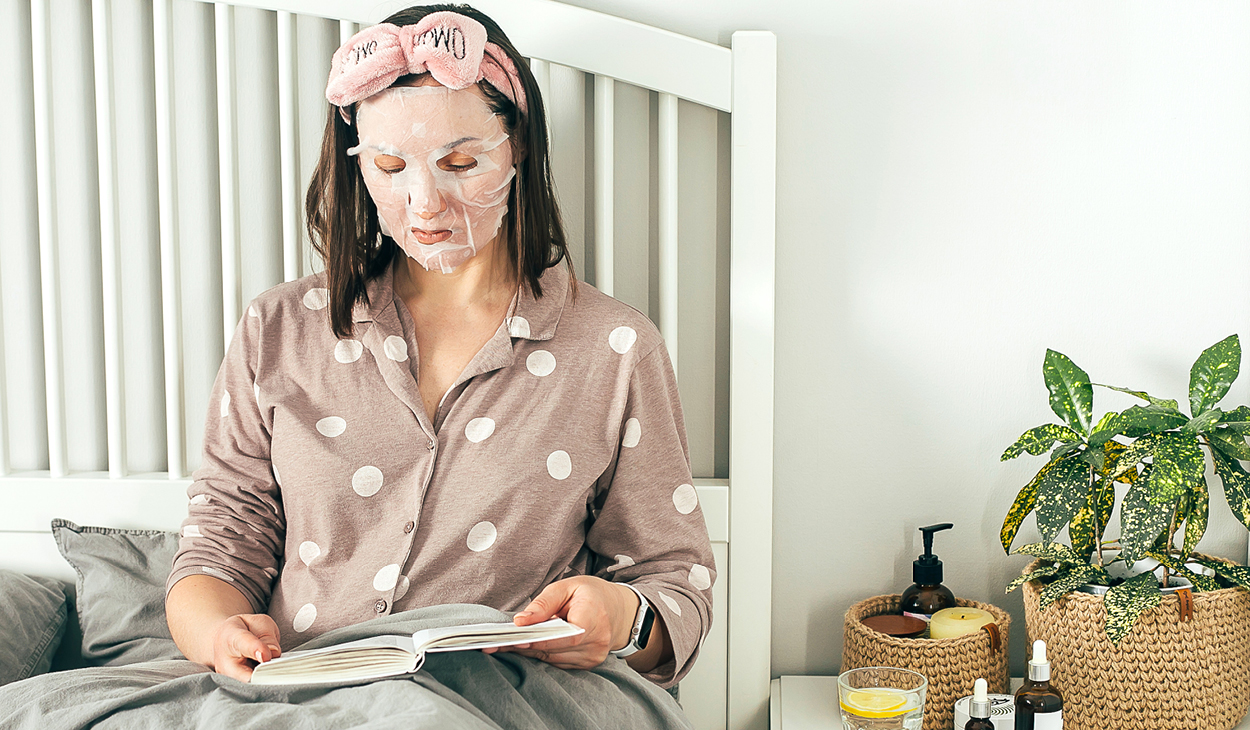 Here's why a sheet mask is a good addition to your night-time skincare routine