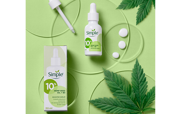 Simple Booster Serum - 10% Hemp Seed Oil + B3 For Strong Skin Barrier