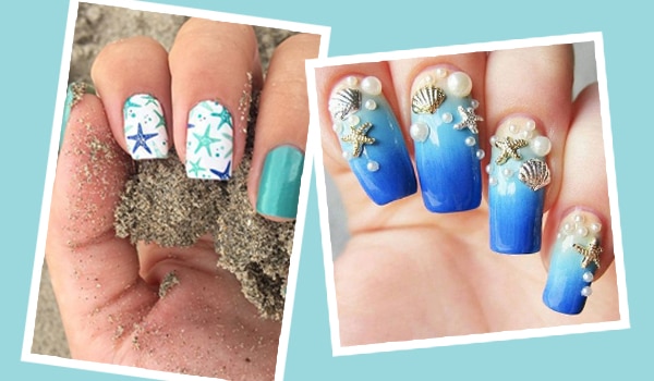 Celebrate World Oceans Day with these ocean inspired nails...
