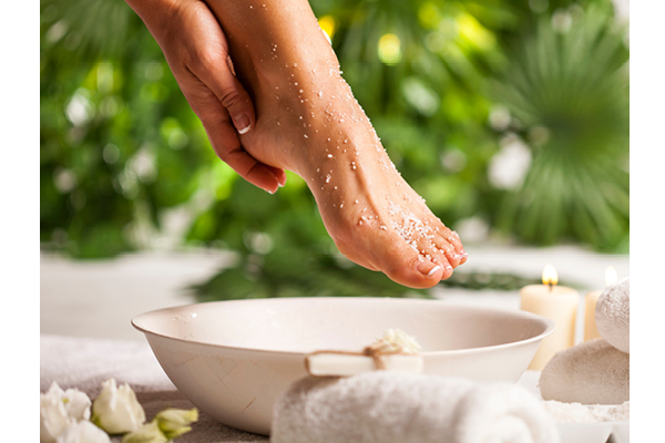 Pamper your feet to a DIY foot soak at home