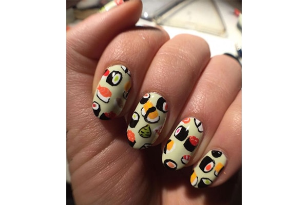 Nail art designs for foodies