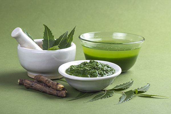 Heal with Neem - home remedy for dry skin