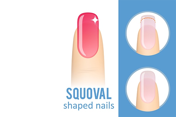 The Most Popular Forms Of Nails. Different Types Of Nails. Manicure Guide.  Royalty Free SVG, Cliparts, Vectors, and Stock Illustration. Image  152191314.
