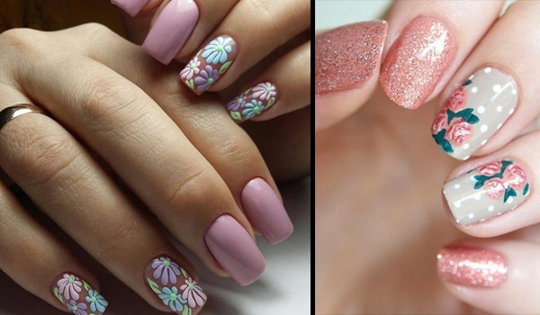 Nail Art Designs - Beautiful Flower Nail Art Designs & Ideas | 3d flower  nails, Floral nail art, Rose nail art