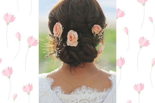 Easy Flower Bun Hairstyle ||Wedding Hair Bun Tutorial || Bridal Hairstyle -  YouTube