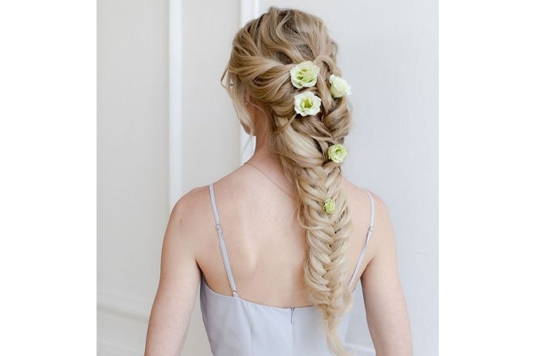 Bridal french braid and fishtail plait | Nahida H.'s Photo | Beautylish