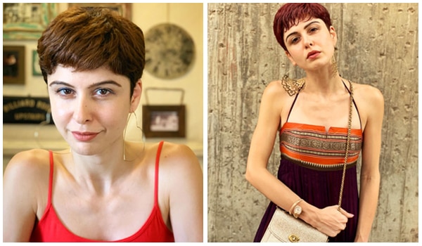 Hair length and necklines—Sherry Shroff shows us how to rock the pixie cut with different necklines
