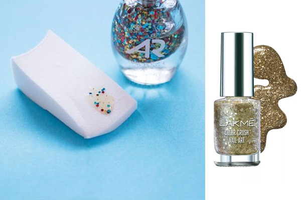 This Genius Trick Makes Putting On Glitter Nail Polish So Much Easier