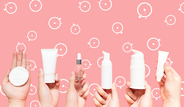 How long should you wait while layering skincare products?