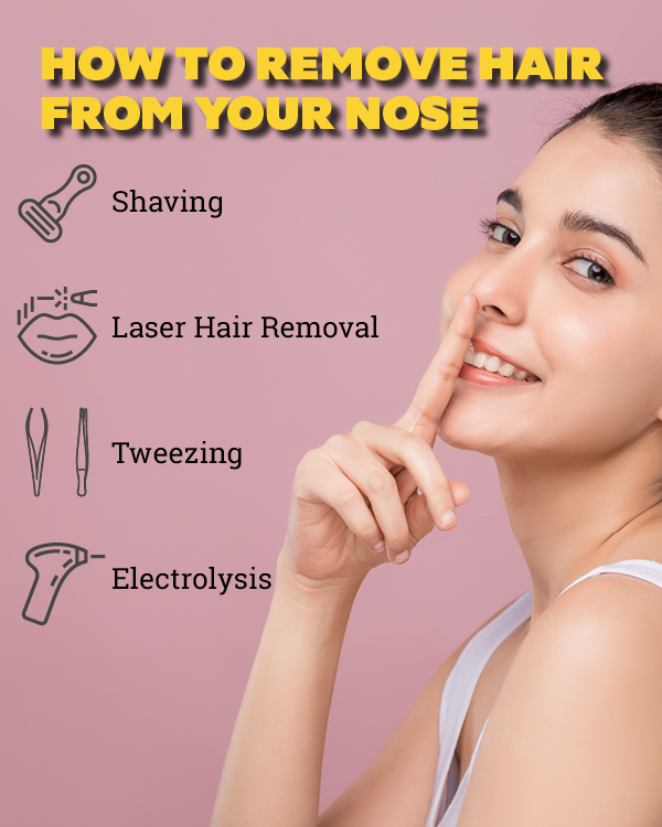 How do you remove nose clearance hair