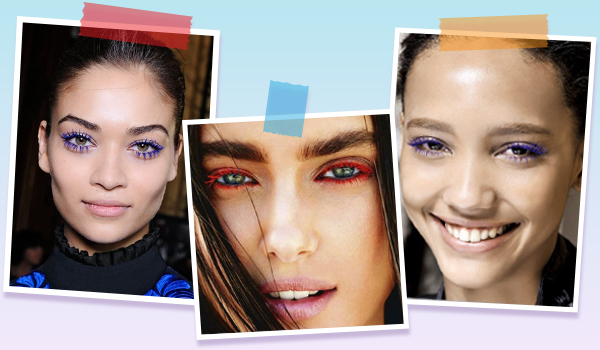 How to wear coloured mascara 4 different ways! 