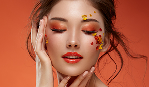 How to make orange lipstick, blush and eyeshadow work for you