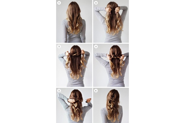 5 Easy Hairstyles For Short Hair | Sitting Pretty Halo Hair