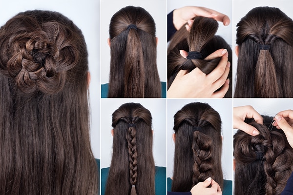 20 Simple and Easy Hairstyle Tutorials For Your Daily Look! - Page 3 of 3 -  Trend To Wear | Hair styles, Long hair styles, Luxy hair
