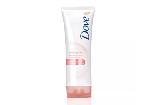 What: Dove Inner Glow Gentle Exfoliating Facial Cleanser