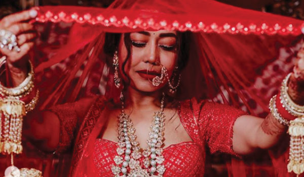 Bridal hair and makeup looks to copy from Neha Kakkar’s fairy-tale wedding 