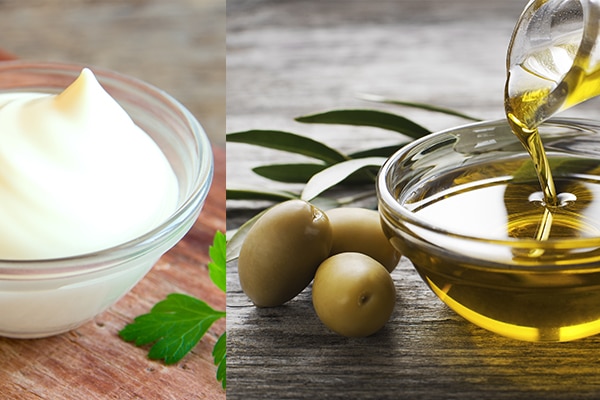 Olive oil + mayonnaise