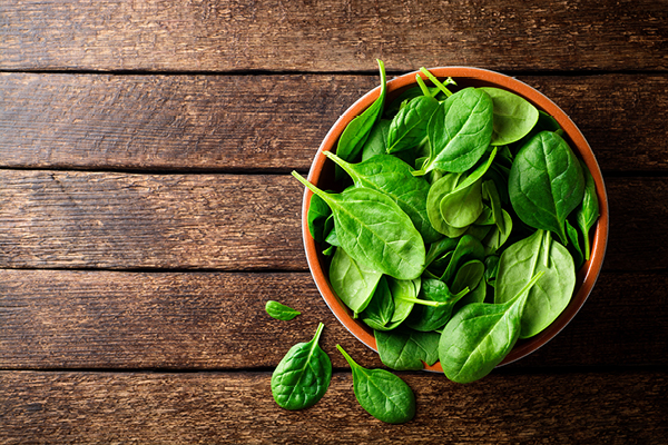 Spinach - Omega 3 fatty acid food