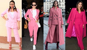 Celeb style diaries: Get ready to rule the world with these pink pantsuits