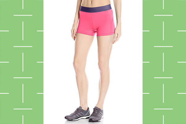 reebok full coverage running shorts for workout