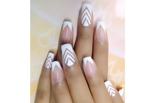 Blooming art 🤎 Inspiration: @nailsbymexyy long nails, tapered square nails,  long tapered square nails, blooming gel nail art, bloom... | Instagram