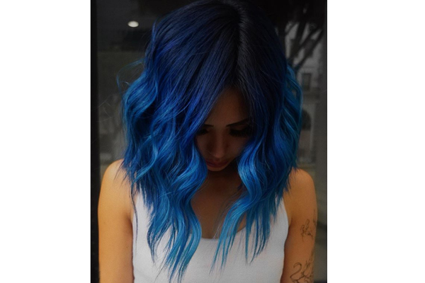 Bold Options Of Blue Hair Color | Hair color blue, Blue purple hair, Cool  hair color