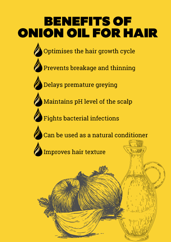 Onion oil for on sale hair growth