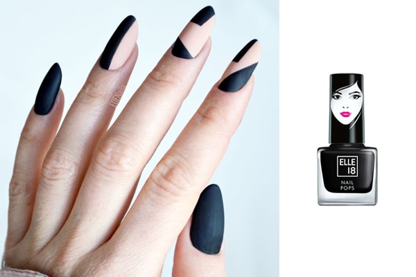 How to create an easy black & white nail design. - B+C Guides