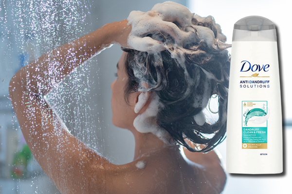 Switch to anti-dandruff shampoo