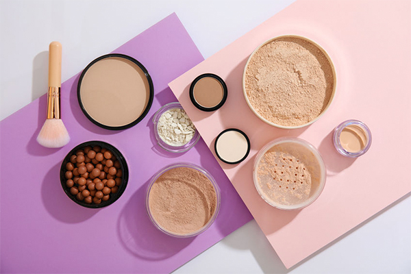Layer on compact powder