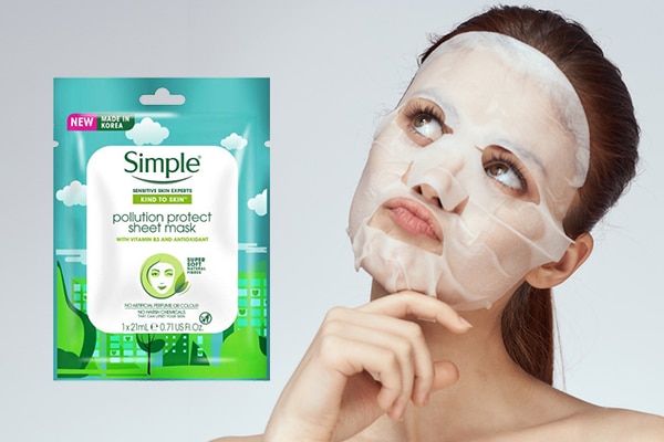 Simple Kind To Skin Rich Moisture Sheet Mask—for skin dry as a bone
