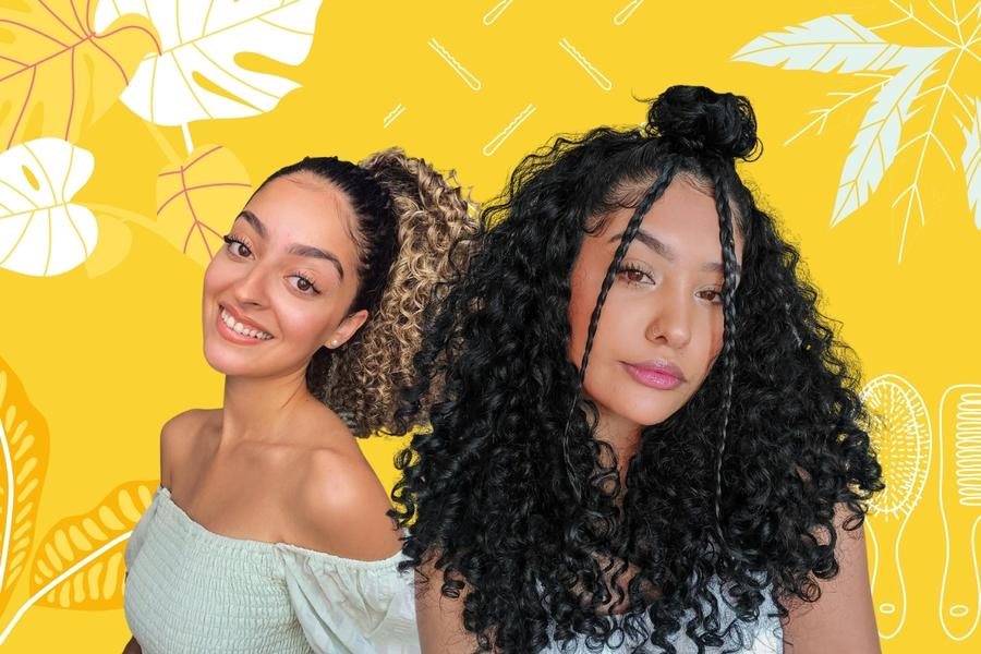 10 EASY HairStyles for Curly Hair - SUMMER 2020 ✨ - YouTube