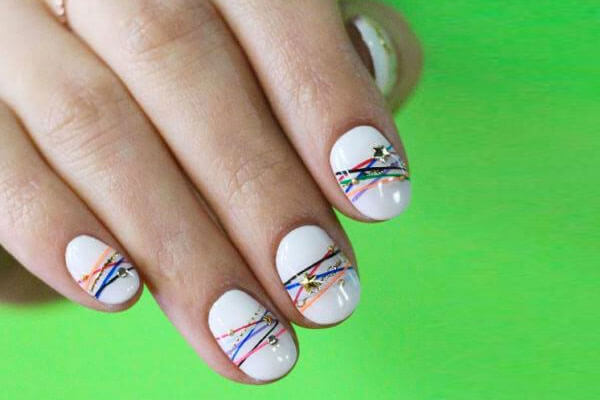 French Tip Nail Art - Cute Girls Hairstyles