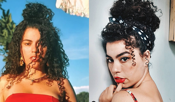  3 easy-peasy bun hairstyles for long, curly hair that are anything but boring 