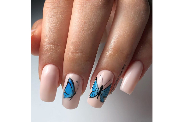 Butterfly Nail Art | Create your own nail art at home - The Nail Chronicle