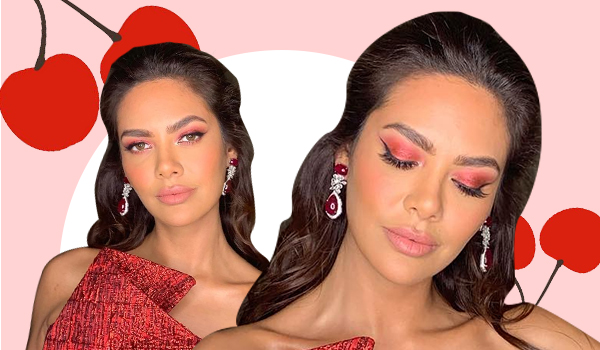 Cherry eyes is the eyeshadow trend that is too sweet not to try